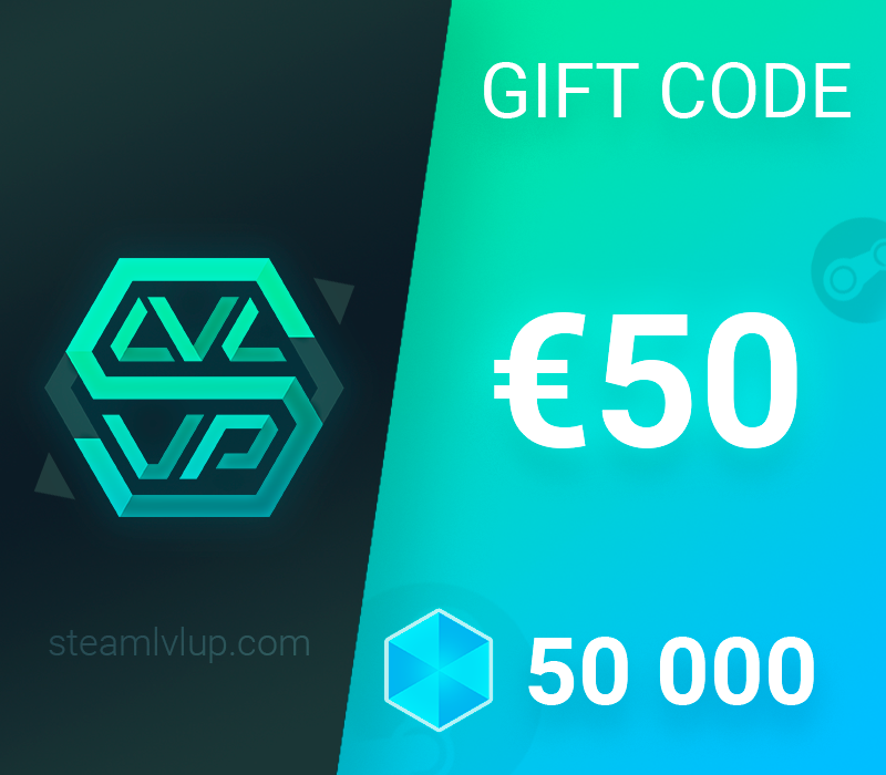 SteamlvlUP €50 Gift Code