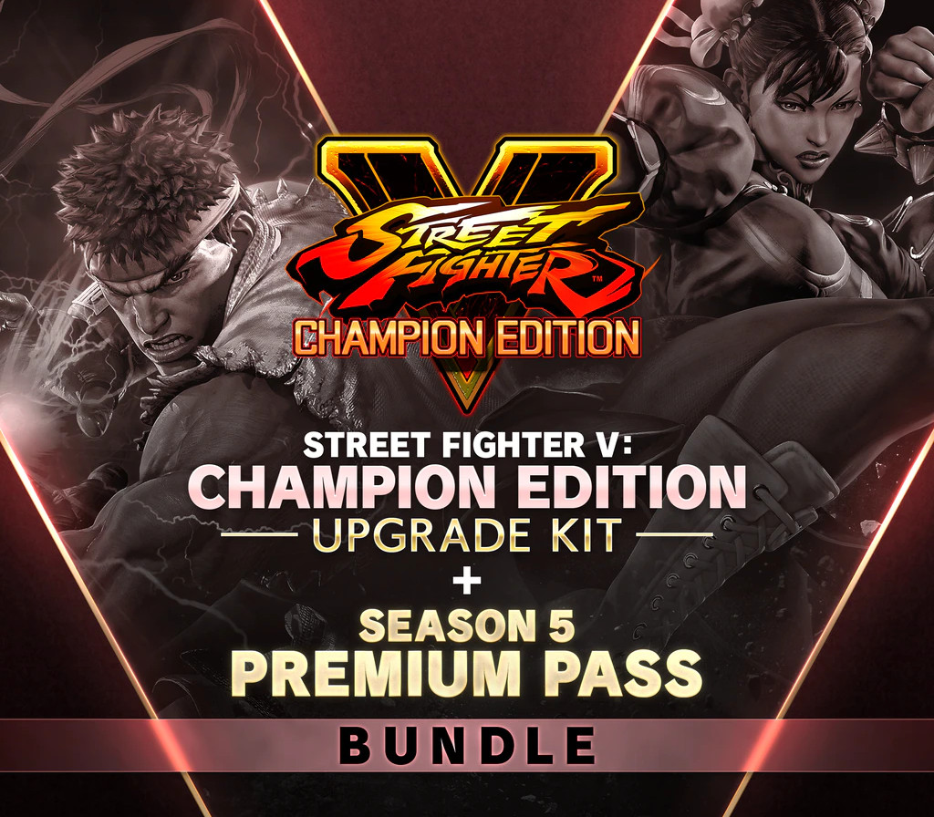 Street Fighter V - Champion издание Апгрейд Kit + Season 5 Premium Pass DLC Набор Steam Ключ