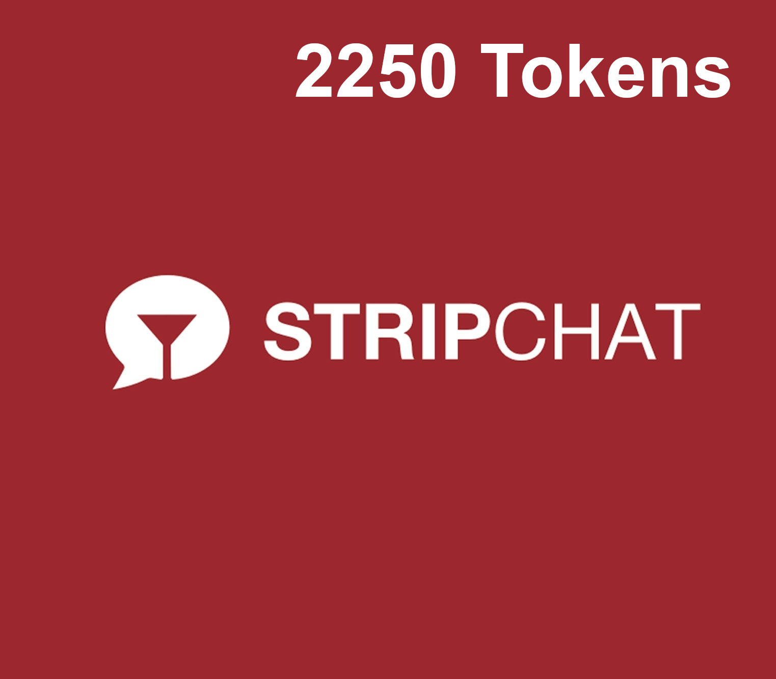 Stripchat - 2250 Tokens Подарочная карта
