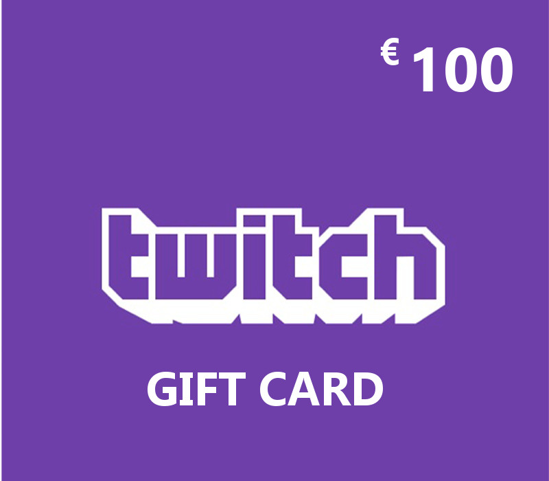 Twitch EUR 100 Подарочная карта EU