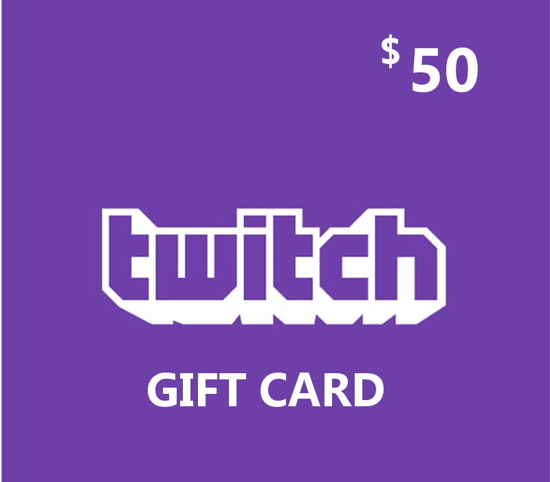 Twitch $50 Подарочная карта US