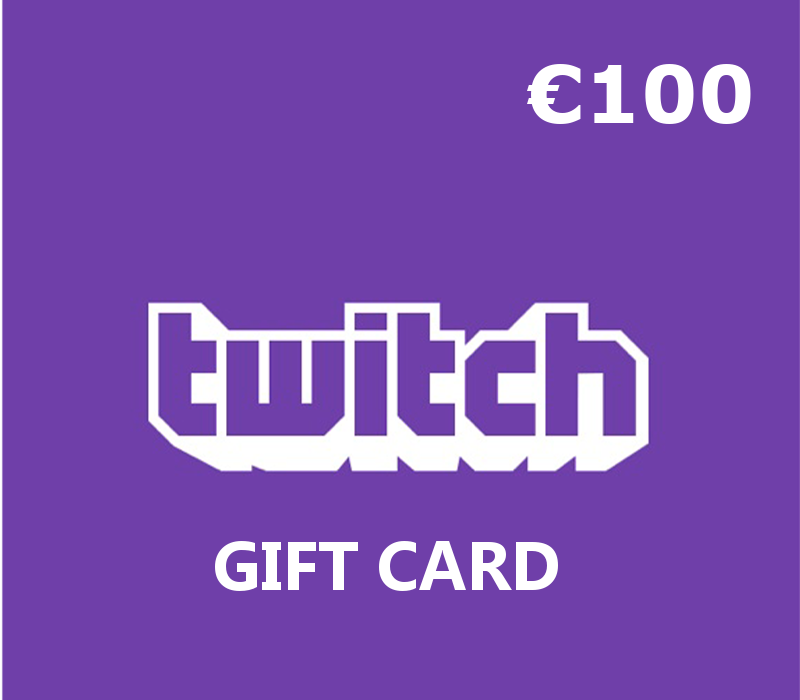 Twitch €100 Подарочная карта IE