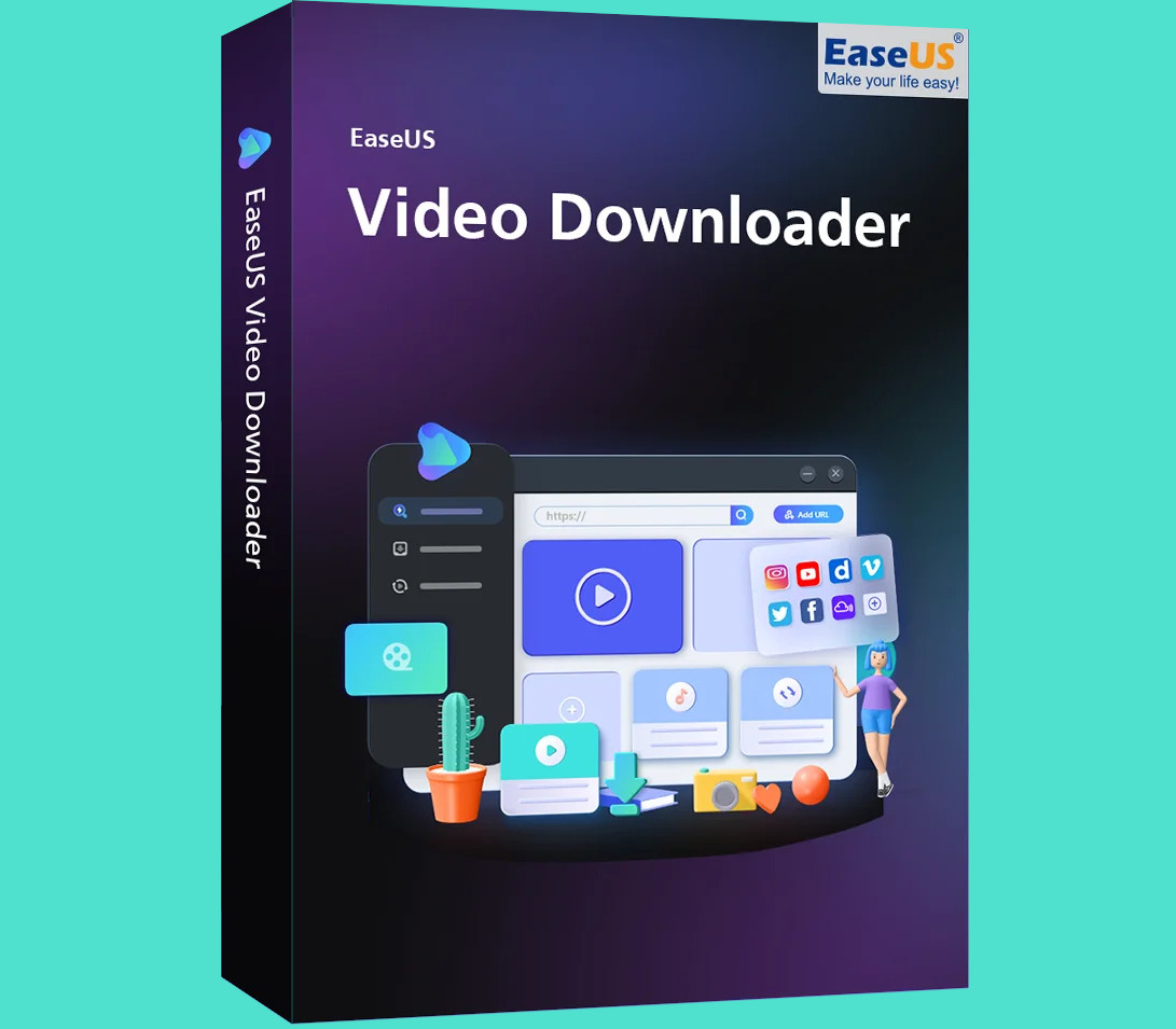 EaseUS Video Downloader Ключ (3 PCs)