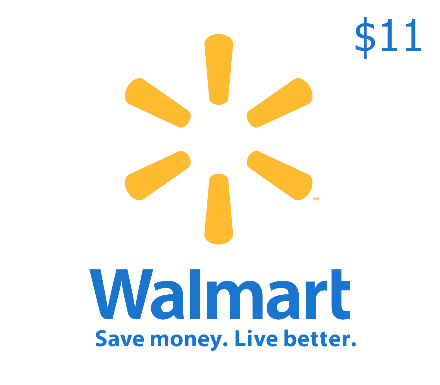 Walmart $11 Подарочная карта US