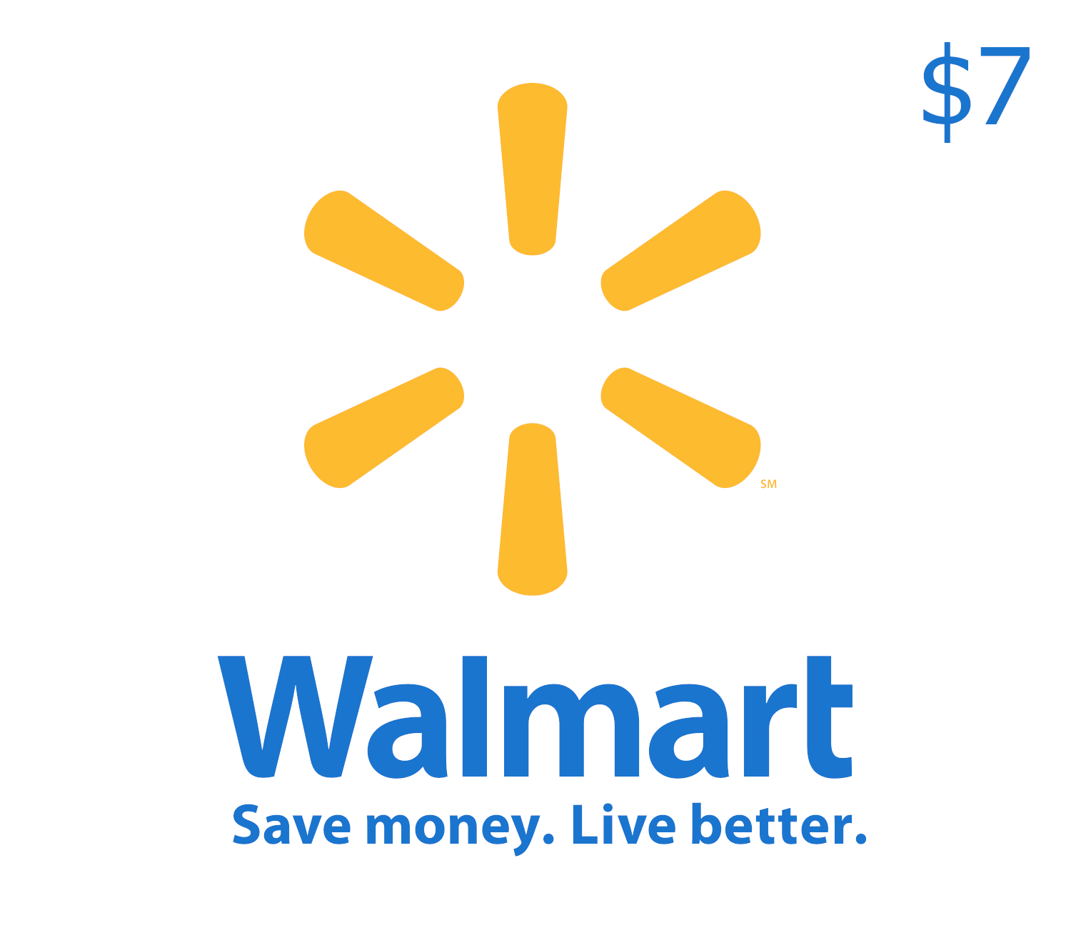 Walmart $7 Подарочная карта US