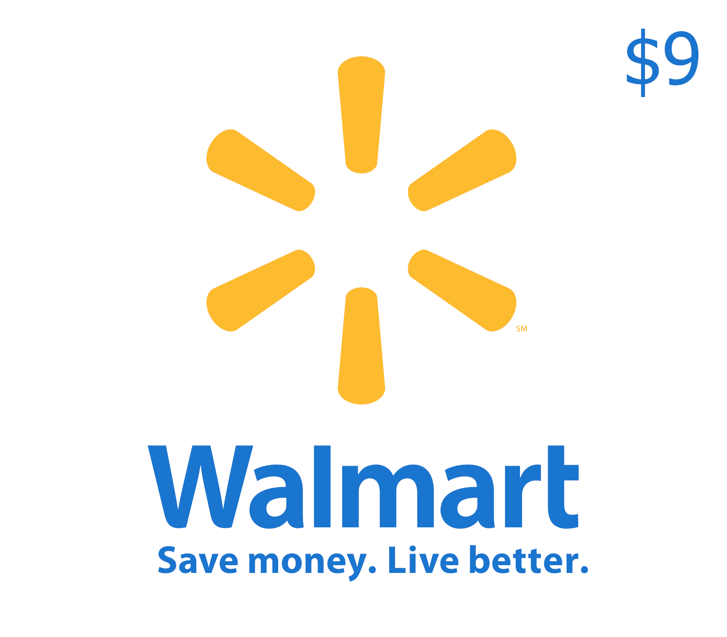 Walmart $9 Подарочная карта US