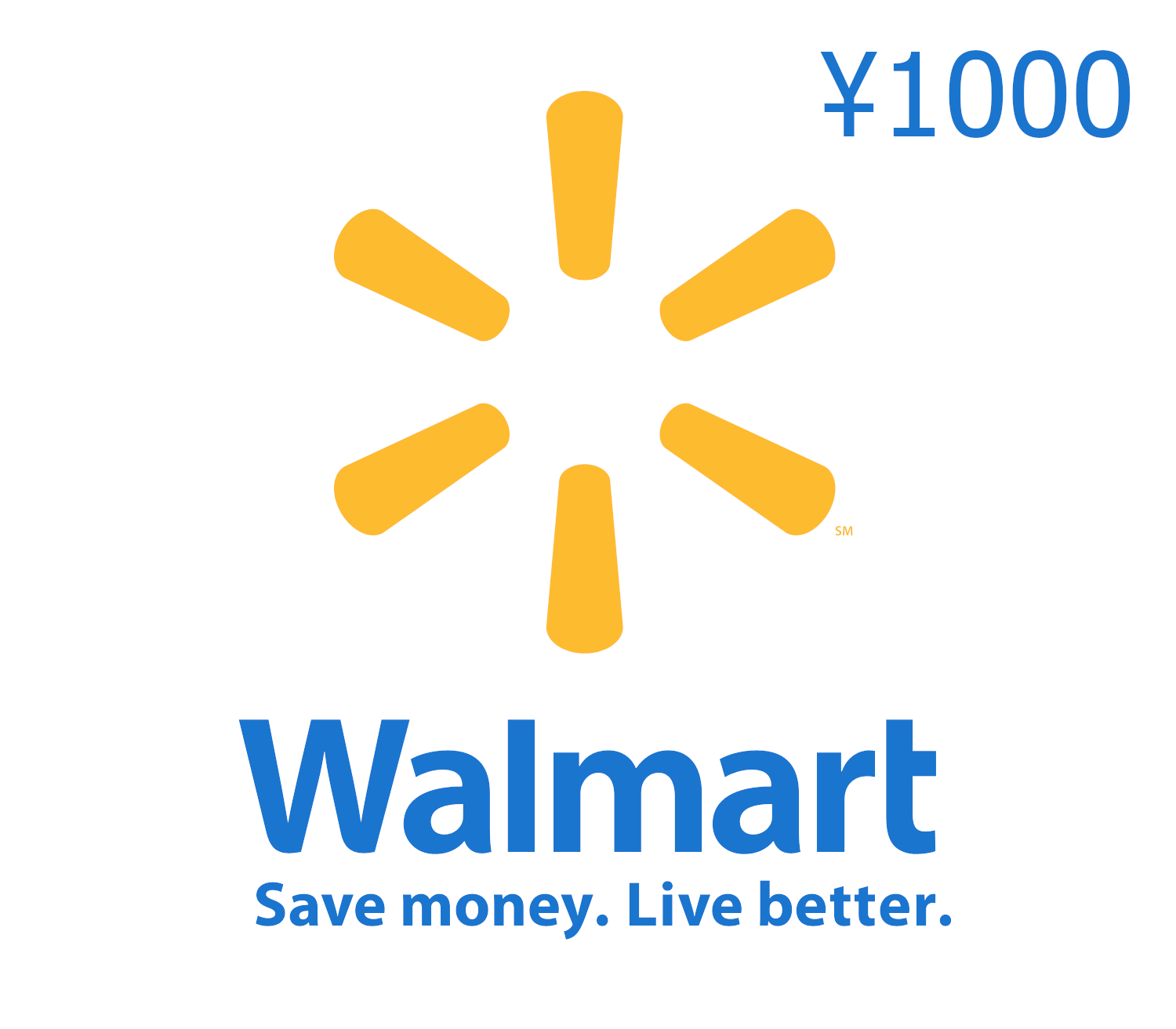 Walmart 1000 CNY Подарочная карта CN