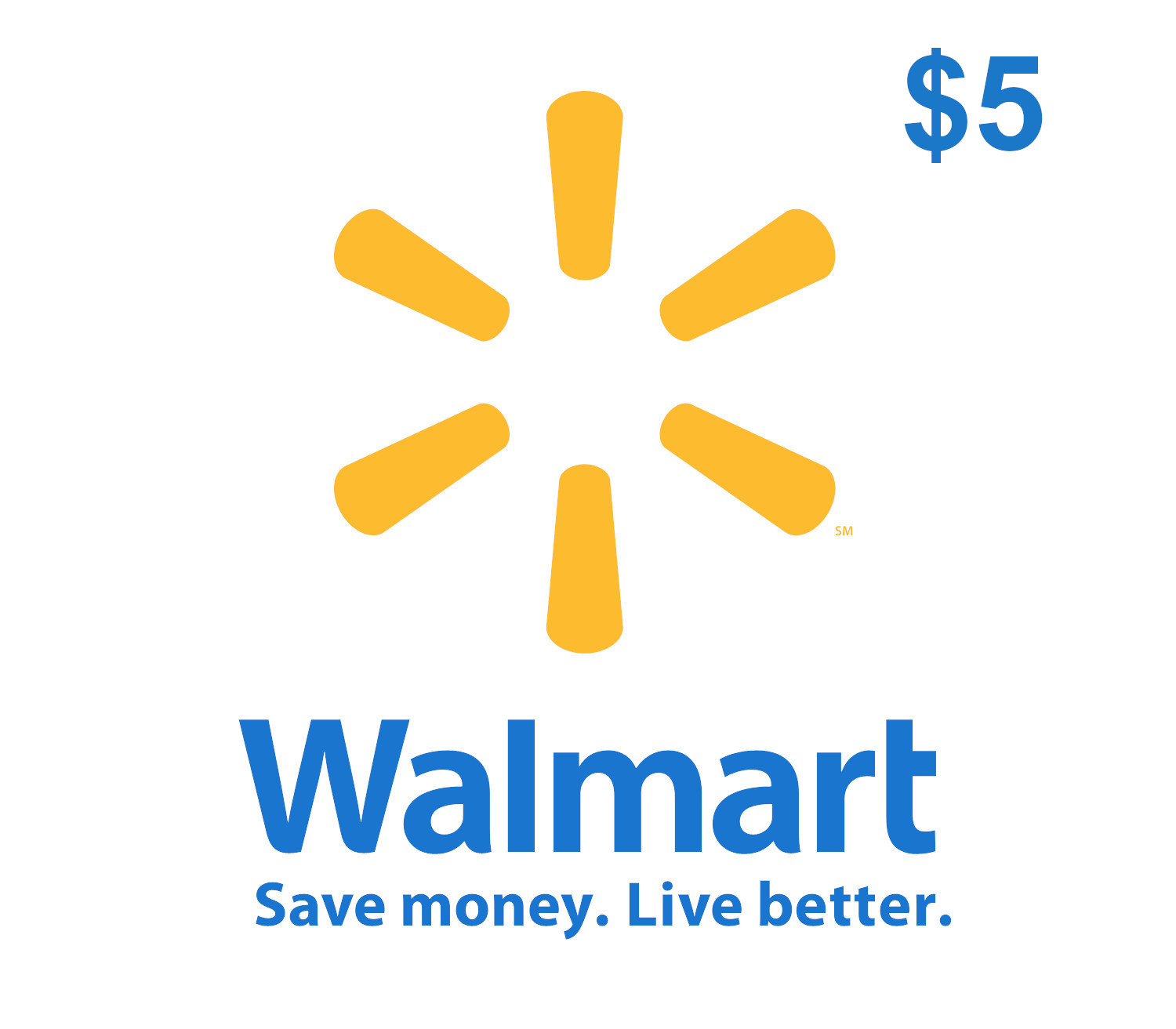 Walmart $5 Подарочная карта US