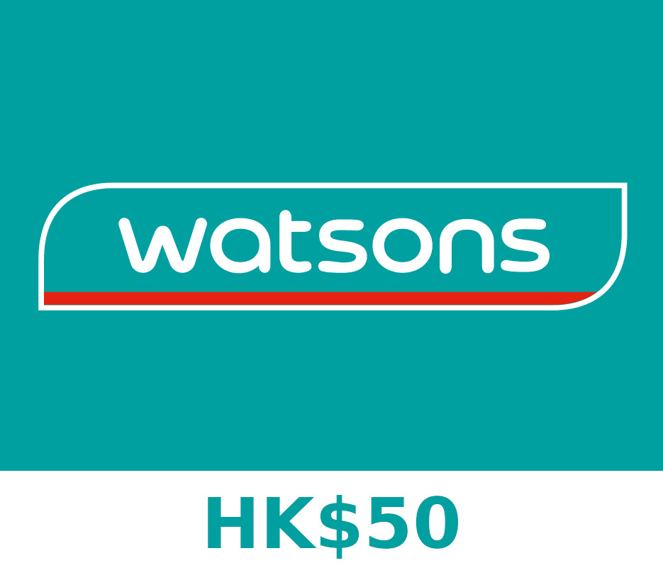 Watsons HK$50 Подарочная карта HK