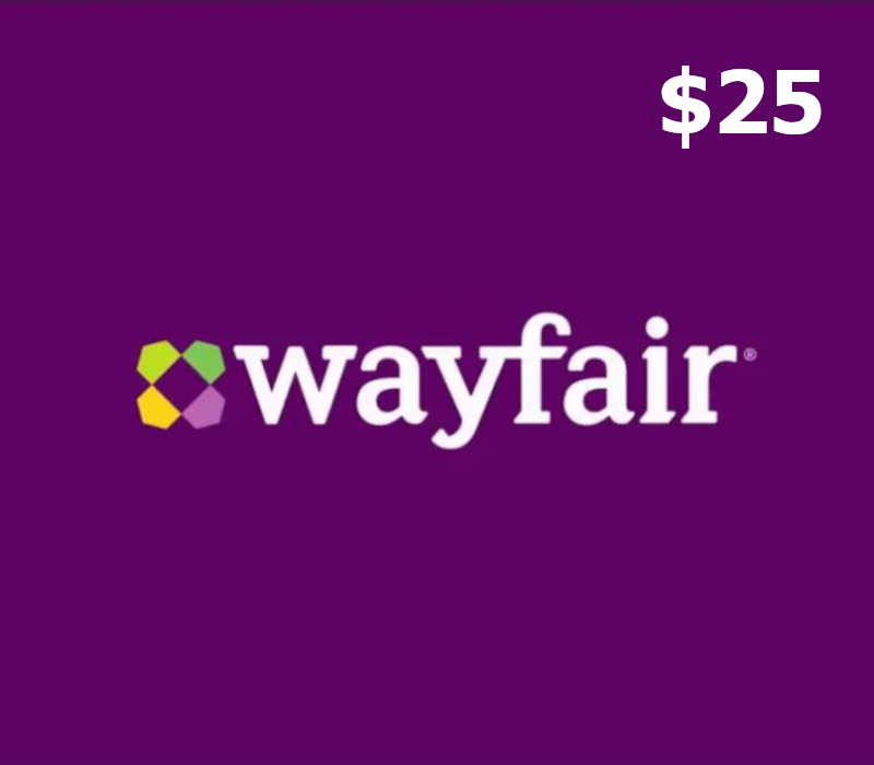 wayfair $25 Подарочная карта US