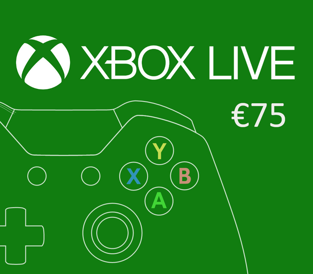 XBOX Live €75 Предоплаченная карта AT