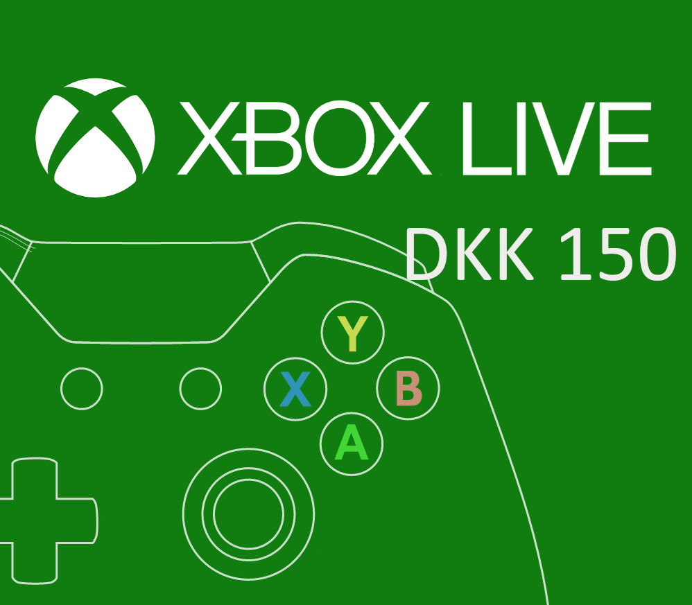 XBOX Live 150 DKK Предоплаченная карта DK