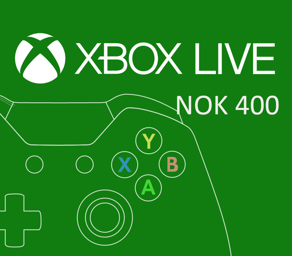 XBOX Live 400 NOK Предоплаченная карта NO