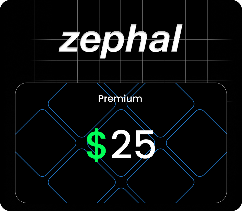 Zephal Serverside $25 Подарочная карта