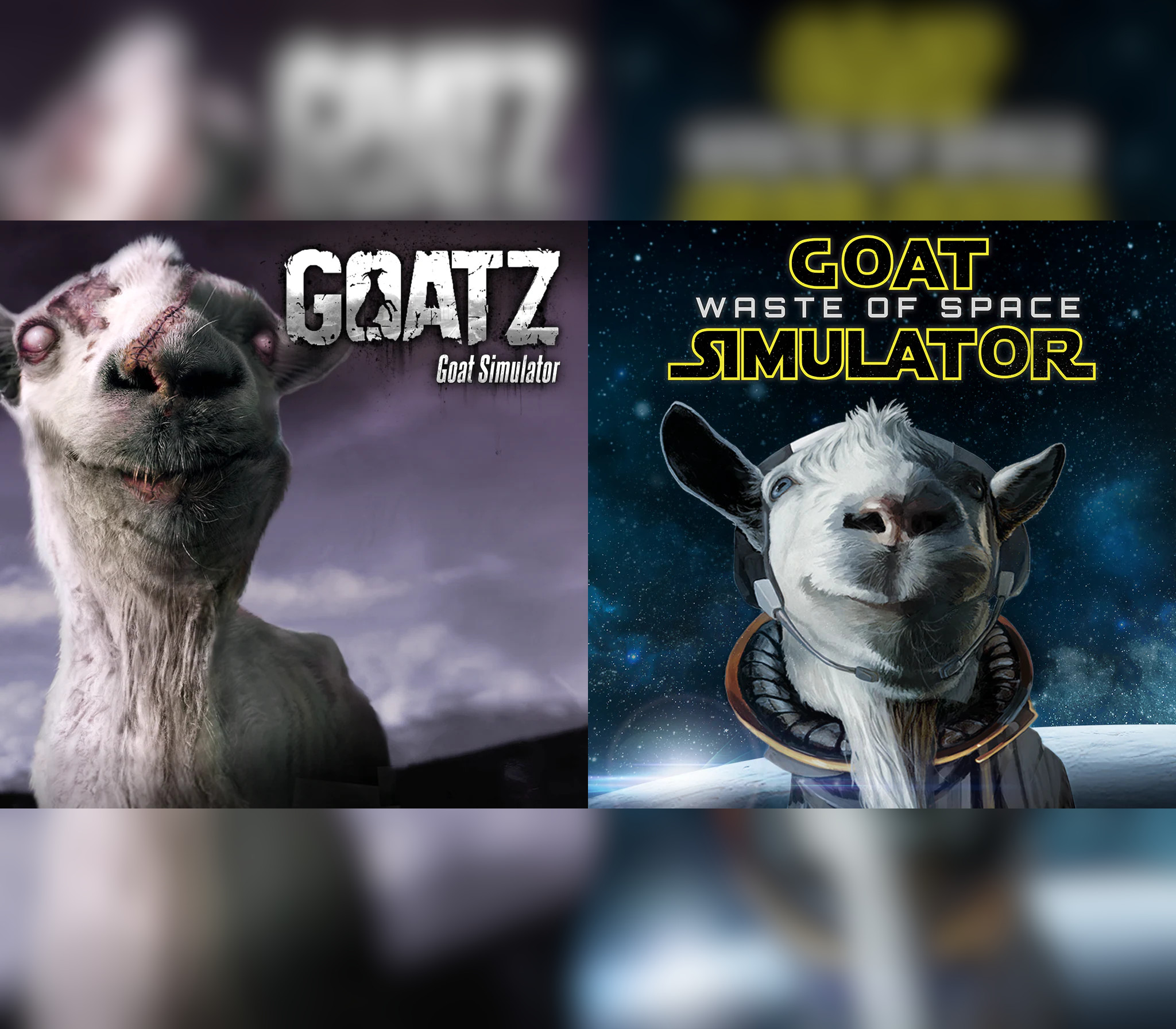 Goat Simulator + Waste of Space DLC + GoatZ DLC Steam Ключ